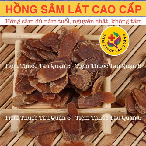 Hồng Sâm Hàn Quốc Thái Lát 100g - Sâm Tốt Cho Sức Khỏe, Giảm Đường Huyết, Tăng Cường Miễn Dịch, Dinh Dưỡng Từ Thiên Nhiên