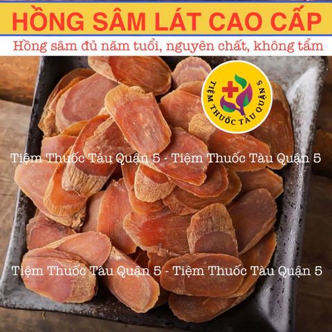 Hồng Sâm Hàn Quốc Thái Lát 100g - Sâm Tốt Cho Sức Khỏe, Giảm Đường Huyết, Tăng Cường Miễn Dịch, Dinh Dưỡng Từ Thiên Nhiên