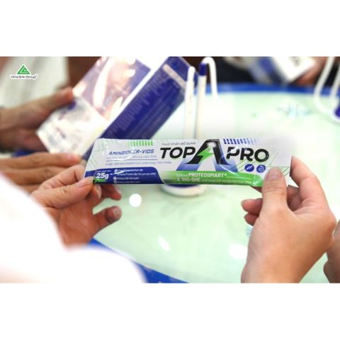 Thực phẩm bổ sung protein thực vật TopApro 350g - Dinh dưỡng, dễ pha, hỗ trợ sức khỏe cho người bận rộn và tập gym
