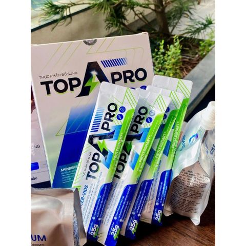 Thực phẩm bổ sung protein thực vật TopApro 350g - Dinh dưỡng, dễ pha, hỗ trợ sức khỏe cho người bận rộn và tập gym