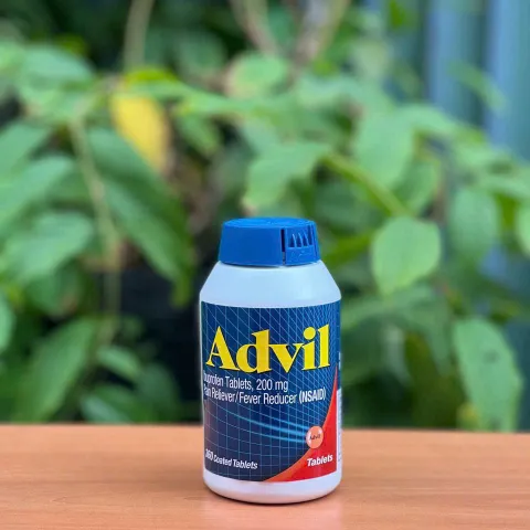Viên uống giảm đau hạ sốt Advil 200mg Mỹ - Hỗ trợ giảm đau nhanh, hạ sốt cho người lớn và trẻ em trên 12 tuổi - 360 viên