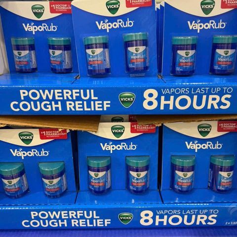 Dầu Bôi Ấm Ngực Vicks VapoRub - Giảm Ho và Nghẹt Mũi cho Trẻ Em và Người Lớn, Hỗ Trợ Giấc Ngủ Ngon 484222