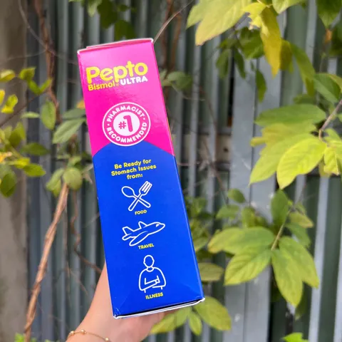 Pepto Bismol Ultra Liquid - Hỗ trợ giảm trào ngược dạ dày, loét dạ dày, ợ nóng, đầy hơi, tiêu chảy - Sản phẩm tiêu hóa cho người lớn và trẻ em trên 12 tuổi