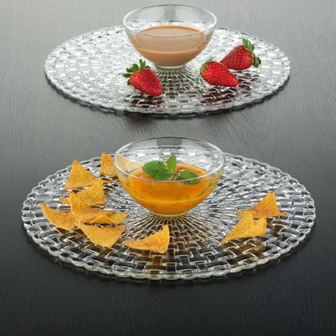 Set 2 Đĩa Pha Lê Nachtmann Bossa Nova 32 cm - Sang Trọng, Tinh Tế, Quà Tặng Hoàn Hảo cho Dịp Lễ và Trang Trí Nội Thất