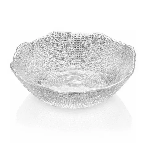 Tô Pha Lê IVV DIAMANTE 28cm - Tô Sang Trọng Dành Cho Bàn Tiệc, Thiết Kế Cổ Điển, Sự Lựa Chọn Hoàn Hảo Cho Không Gian Xa Hoa