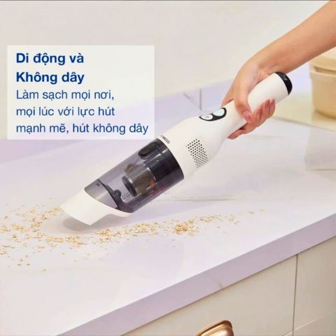 Máy hút bụi mini cầm tay không dây Tineco Go Mini – Hút ô tô, sofa, lông thú, bộ lọc HEPA 0.8kg