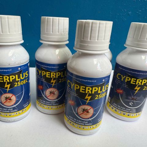 Thuốc diệt muỗi và côn trùng Cyperplus 100ml - Chai xịt diệt côn trùng an toàn cho sức khỏe, hiệu quả lâu dài