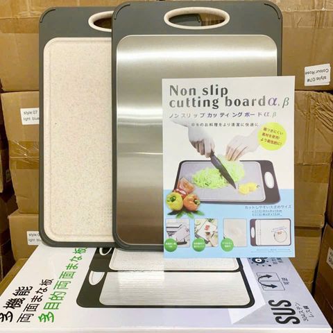 Thớt kháng khuẩn Latuna Nhật Bản 2 mặt đa năng cao cấp - Dụng cụ nhà bếp an toàn cho sức khỏe và dễ vệ sinh