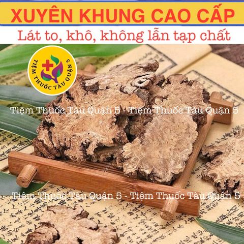 Xuyên Khung Thái Lát Cao Cấp 100g - Thực Phẩm Khô Tự Nhiên, Giảm Đau Đầu, Tăng Cường Miễn Dịch, Dược Liệu Hữu Ích