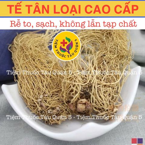 Tế Tân Thượng Hạng 100g - Thực Phẩm Khô Giảm Đau Răng và Ho Hen, Dược Liệu Tự Nhiên, Date Mới, An Toàn Sức Khỏe