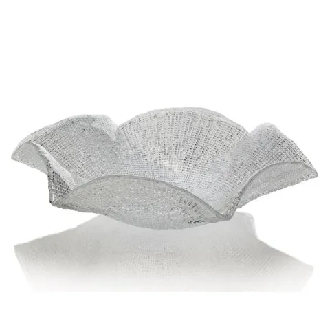 Đĩa IVV FOLIES CENTREPIECE 41cm - Đĩa trang trí cao cấp bằng pha lê - Quà tặng tinh tế từ Ý cho không gian sống sang trọng