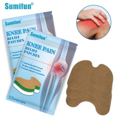 Miếng Dán Giảm Đau Đầu Gối Mugwort Ngải Cứu - 12 Miếng Hỗ Trợ Giảm Đau Khớp Nhanh Chóng, Tăng Cường Linh Hoạt Cho Xương Khớp