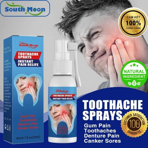 Chai Xịt Giảm Đau Răng, Đau Lợi & Đau Nướu - Hỗ Trợ Kháng Khuẩn, Làm Dịu Nhanh Chóng Với Tinh Chất Tự Nhiên