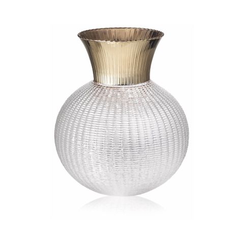 Lọ hoa IVV Ophelia Mạ Vàng 25cm & 30cm - Đồ trang trí sang trọng cho phòng khách, quán cà phê, món quà ý nghĩa