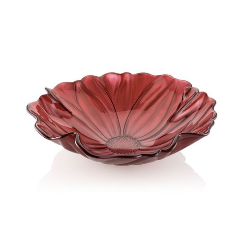 Tô IVV MAGNOLIA 19cm Đỏ - Tô Sang Trọng Để Đựng Mứt, Bánh Kẹo, Hoa Quả - Quà Tặng Ý Tinh Tế