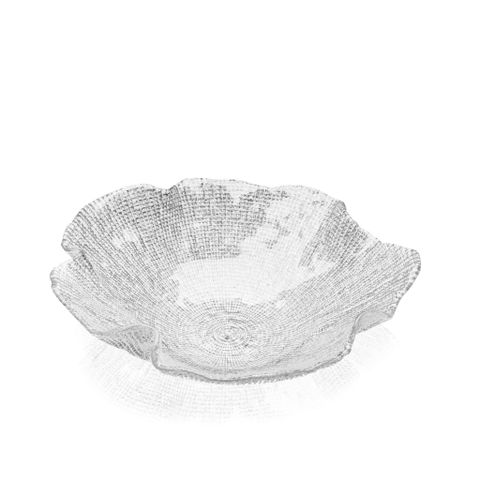 Tô IVV Folies Individual Trắng 18cm - Đồ Nội Thất Trang Trí Bàn Ăn, Dùng Đựng Hoa Quả và Bánh Kẹo, Quà Tặng Sang Trọng Từ Ý