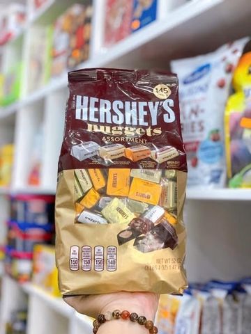 Socola Hershey’s Nuggets Chocolate 1.47kg - Socola Sữa Béo Ngọt Ngào, Thưởng Thức Hương Vị Tuyệt Hảo