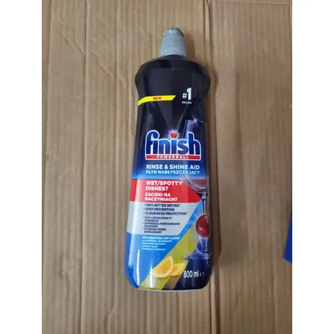 Bộ Sản Phẩm Finish - Viên Rửa Bát 100 Viên, Muối Rửa 1,2Kg, Nước Bóng 800ML - Hàng Chính Hãng Châu Âu, Dụng Cụ Làm Sạch Bát Đĩa Tối Ưu