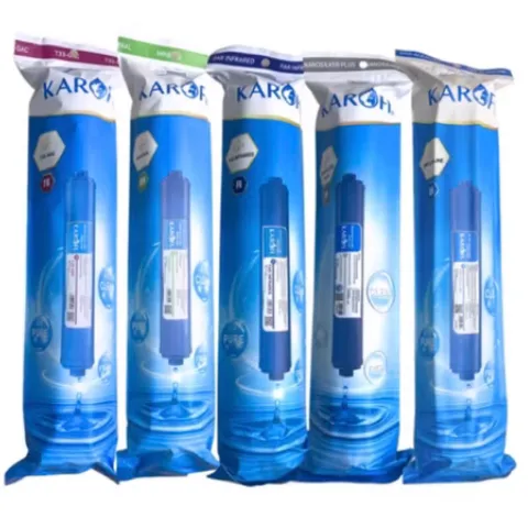 Bộ Lõi Lọc Nước Karofi Chính Hãng - Lõi GAC, MINERAL, NANO SILVER, ORP Alkaline, và HYDROGEN Đảm Bảo Nước Sạch, Tối Ưu Khoáng Chất