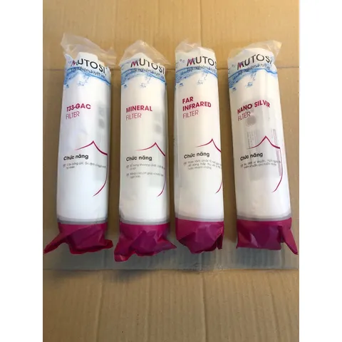 Combo 4 Lõi Lọc Khoáng MUTOSI 5678 - Nâng cao chất lượng nước sạch, hàng chính hãng cho gia đình bạn