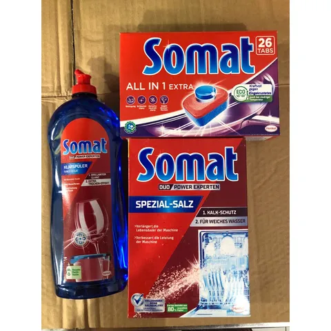 [COMBO] 3 Sản Phẩm SOMAT [ HỘP 26 VIÊN - BÓNG 750ML - MUỐI 1,2KG ] - Hàng chính hãng