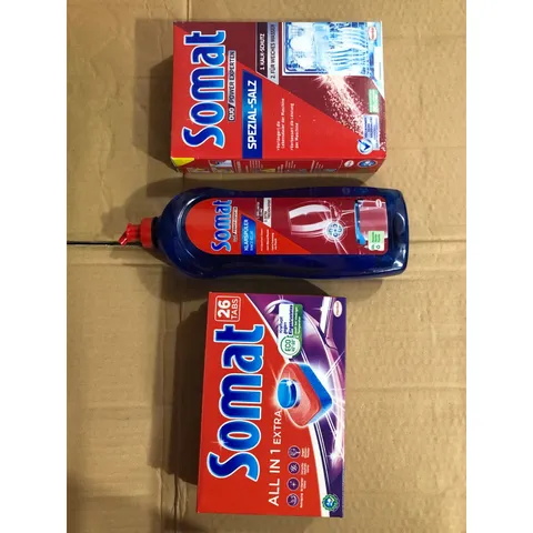 [COMBO] 3 Sản Phẩm SOMAT [ HỘP 26 VIÊN - BÓNG 750ML - MUỐI 1,2KG ] - Hàng chính hãng