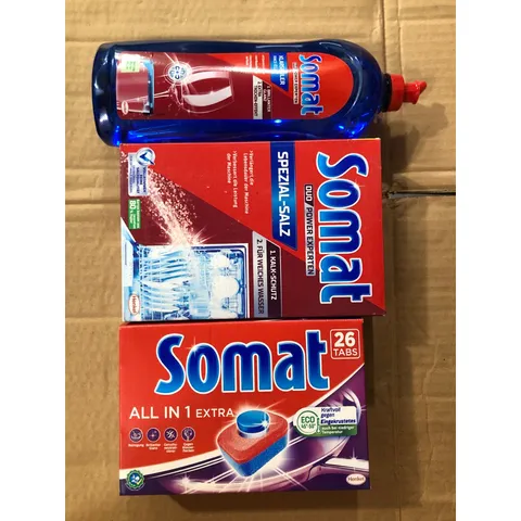 [COMBO] 3 Sản Phẩm SOMAT [ HỘP 26 VIÊN - BÓNG 750ML - MUỐI 1,2KG ] - Hàng chính hãng