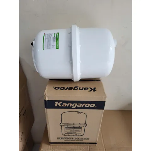 Bình Áp Nhựa 3.5G KANGAROO Chính Hãng - Phụ Kiện Máy Lọc Nước RO, Dung Tích 8L, Kèm Van Bình Áp