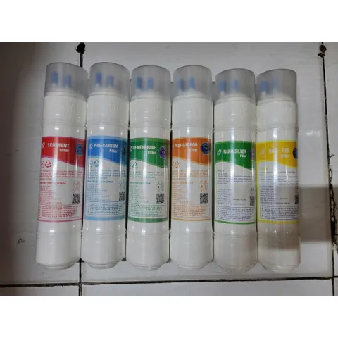 Combo Bộ Lõi lọc Hàn Quốc U/F - Loại đầu U -Dùng thay thế cho máy lọc nước Hàn Quốc
