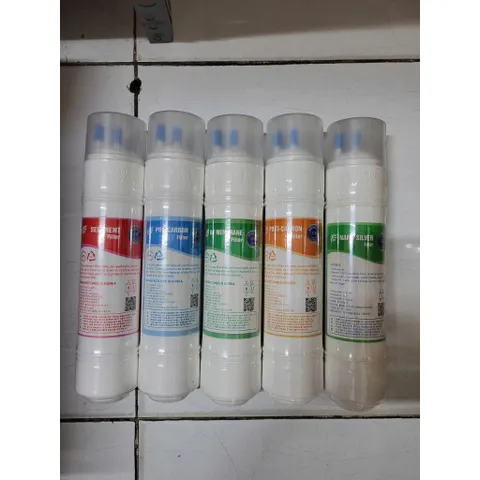 Combo Bộ Lõi lọc Hàn Quốc U/F - Loại đầu U -Dùng thay thế cho máy lọc nước Hàn Quốc