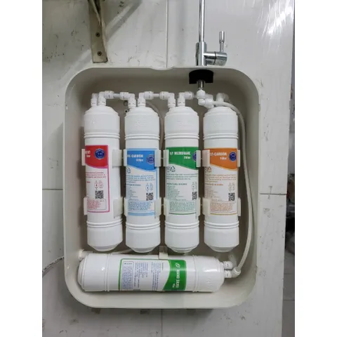 Combo Bộ Lõi lọc Hàn Quốc U/F - Loại đầu U -Dùng thay thế cho máy lọc nước Hàn Quốc