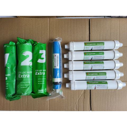 Lõi Lọc Kangaroo Hydrogen Chính Hãng - Bảo Vệ Màng RO, Lọc Sạch Vi Khuẩn, Thay Thế Cho Máy Lọc Nước RO Chất Lượng Cao