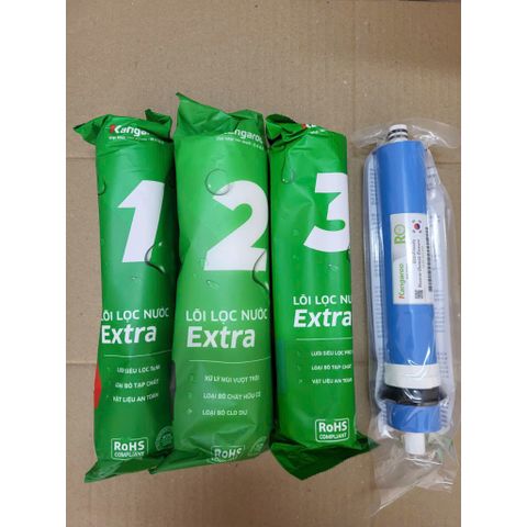 Lõi Lọc Kangaroo Hydrogen Chính Hãng - Bảo Vệ Màng RO, Lọc Sạch Vi Khuẩn, Thay Thế Cho Máy Lọc Nước RO Chất Lượng Cao