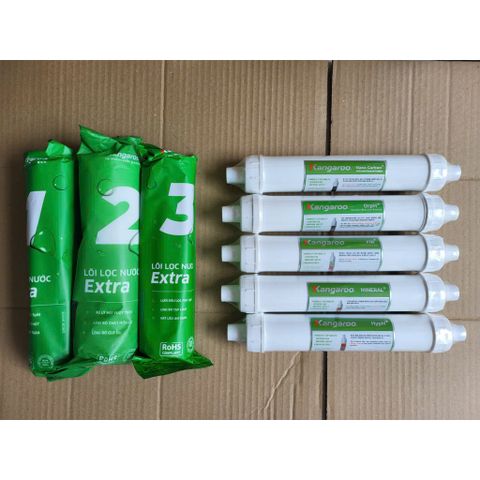 Lõi Lọc Kangaroo Hydrogen Chính Hãng - Bảo Vệ Màng RO, Lọc Sạch Vi Khuẩn, Thay Thế Cho Máy Lọc Nước RO Chất Lượng Cao