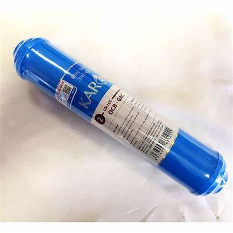 Lõi Lọc Nước KAROFI Số 2 OCB-GAC - Thay Thế Cho Máy Nước, Hàng Chính Hãng, Than Hoạt Tính, Kích Thước 55x265 mm