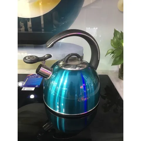Ấm Đun Nước Arber AB03GREEN 3L - Inox 304 Cao Cấp, Thiết Kế Quai Cầm Cách Nhiệt, Phù Hợp Với Mọi Loại Bếp