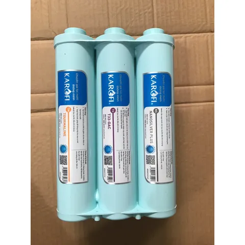 Bộ Lõi Lọc KAROFI SMAX Cao Cấp HP 6.2 & 6.0 - Tăng Cường Khoáng Chất & Chống Lão Hóa, Thay Thế Dễ Dàng, Hàng Chính Hãng