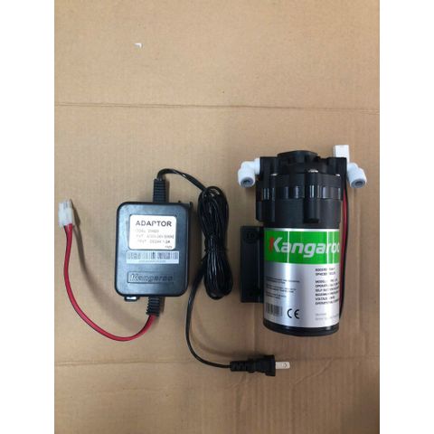 Bơm Tăng Áp KANGAROO KG-P010 24V - Adaptor DC24V 1.5A Hàng Chính Hãng Cho Máy Lọc Nước RO