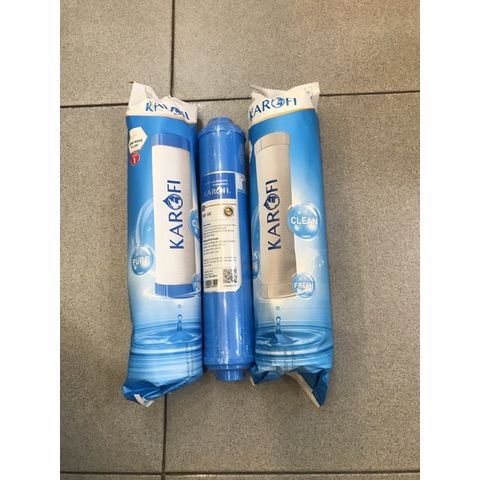 Bộ 3 Lõi Lọc Nước KAROFI 123 Chính Hãng - Thay Thế Model N-e118, B930, Lọc Sạch Hoàn Hảo, Bảo Vệ Sức Khỏe Gia Đình