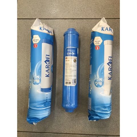Bộ 3 Lõi Lọc Nước KAROFI 123 Chính Hãng - Thay Thế Model N-e118, B930, Lọc Sạch Hoàn Hảo, Bảo Vệ Sức Khỏe Gia Đình