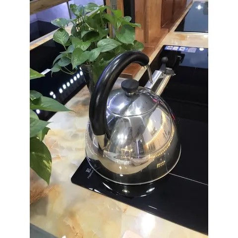 Ấm Đun Từ Arber 2.5L Inox 304 - Thiết Kế Hiện Đại, Đun Nước Nhanh, Sử Dụng Được Với Bếp Điện, Gas, Từ - Có Còi Báo Hiệu Sôi