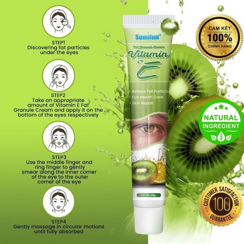 Kem Tẩy Mụn Thịt Quanh Mắt SUMIFUN - Giảm Thâm và Dưỡng Da Mắt với Vitamin E, Hỗ Trợ Làm Mịn Vùng Da Nhạy Cảm
