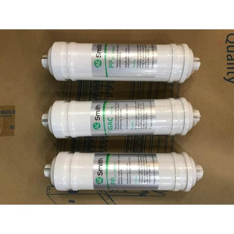 Lõi lọc nước  AO Smith 1,2,3 - Hàng chính hãng - Lọc các tạp chất hữu cơ, rỉ sét, bùn đất ,Loại bỏ Clo, clorine
