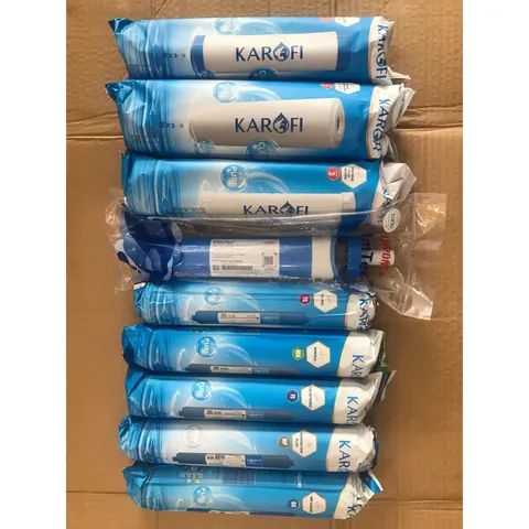 Combo 9 Lõi Lọc Nước KAROFI Chính Hãng - Lọc Sạch Vi Khuẩn, Thay Thế Máy Lọc Nước RO Ion Kiềm Chất Lượng Cao
