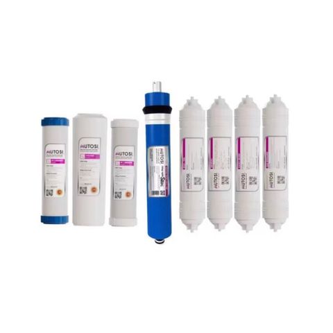 Combo 8 Lõi Lọc Nước MUTOSI 12345678 - Bộ sản phẩm chính hãng, công nghệ lọc tiên tiến cho nước sạch an toàn