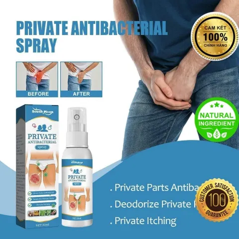Chai Xịt Hỗ Trợ Vùng Kín Thảo Dược - Giảm Ngứa, Khử Mùi, An Toàn 100% từ Thiên Nhiên, Dễ Sử Dụng