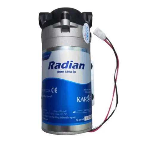 Bơm Tăng Áp KAROFI Radian 24V Chính Hãng - Thay Thế Cho Máy Lọc Nước RO, Độ Bền Cao, Hiệu Suất Tối Ưu