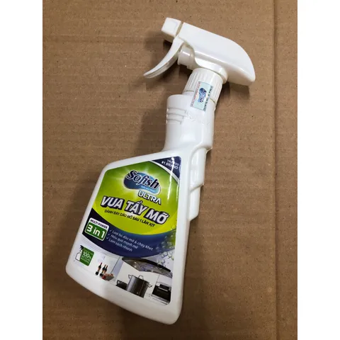 Chai Xịt Tẩy Dầu Mỡ Sofish Ultra 500ml - Tẩy Rửa Nhanh Chóng Nồi Chảo, Lò Nướng - Sản Phẩm Gia Dụng Việt Nam