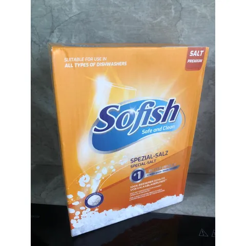 Bộ Sản Phẩm Sofish [Viên Rửa Bát + Nước Làm Bóng + Muối] - Chuyên Dụng Cho Máy Rửa Chén Hiệu Quả, Sạch Sáng Bóng 500ML, 1.6KG