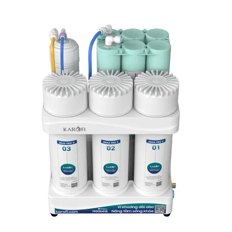 Máy Lọc Nước Karofi KAQ-U05 Pro - 10 Lõi Hydrogen Chất Lượng Cao, Sạch Khí, Hàng Chính Hãng, Bảo Hành 3 Năm